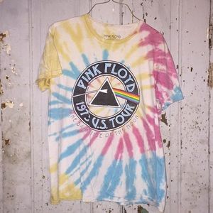 tie dye Pink Floyd shirt